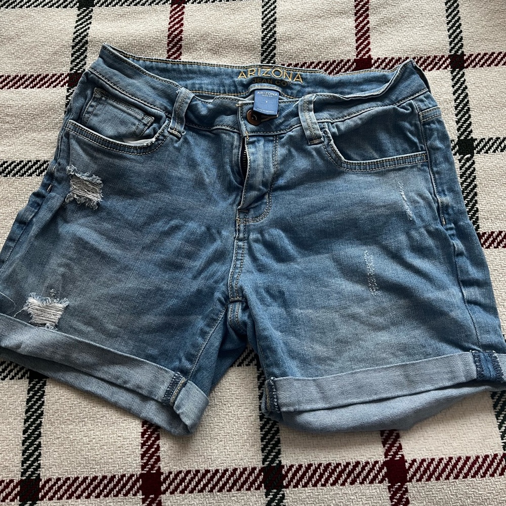 Arizona Womens Denim Short-Juniors